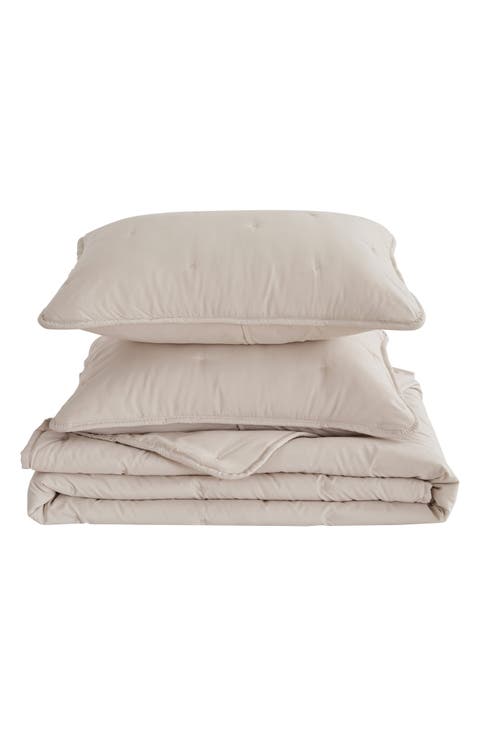 Dot Stitched Quilt Set