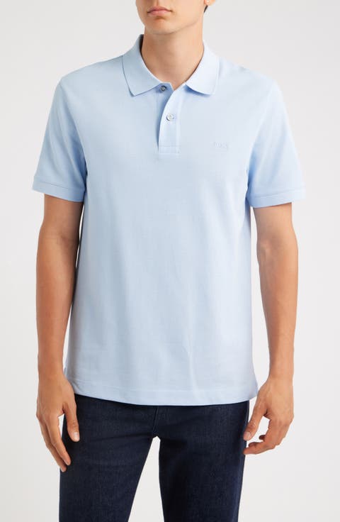 Pallas Solid Cotton Piqué Polo