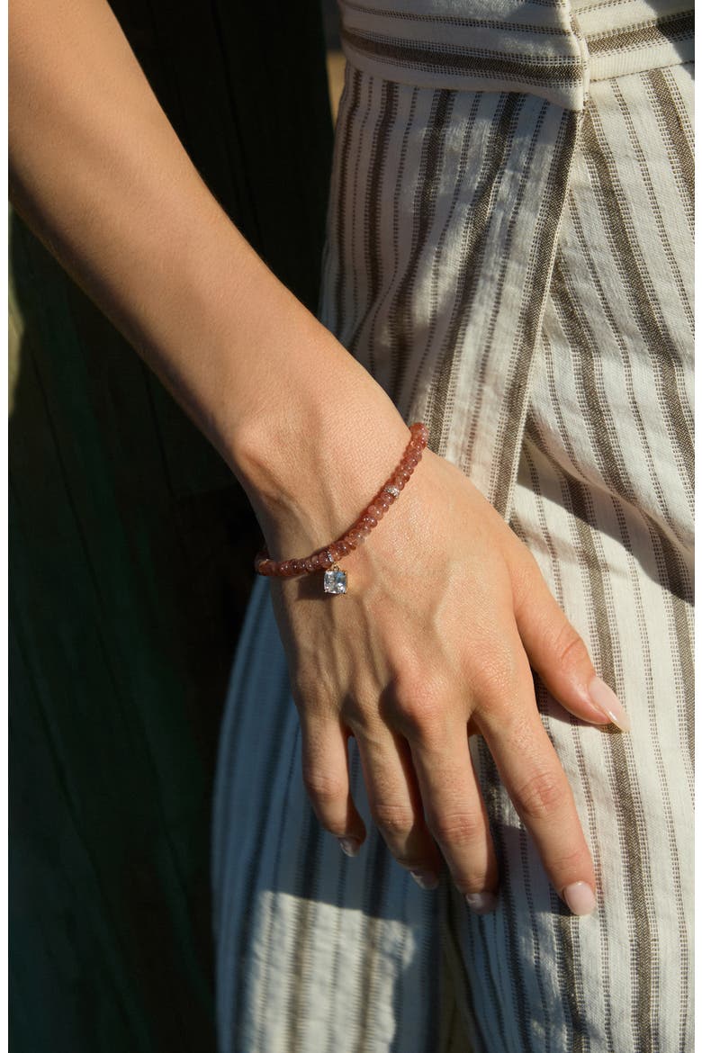 Beads of Paradise Slider Bracelet, Alternate, color, GOLD/ ORANGE