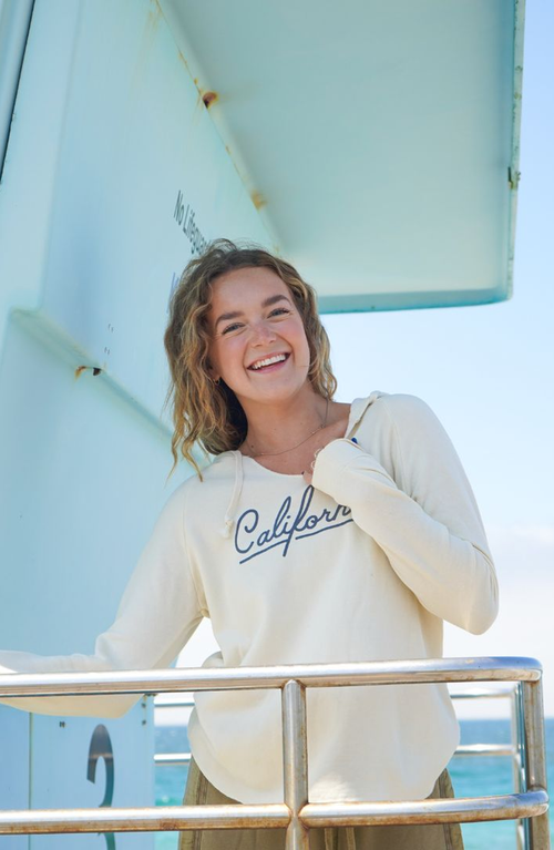 Everyday California Dylan Hoodie In Bone