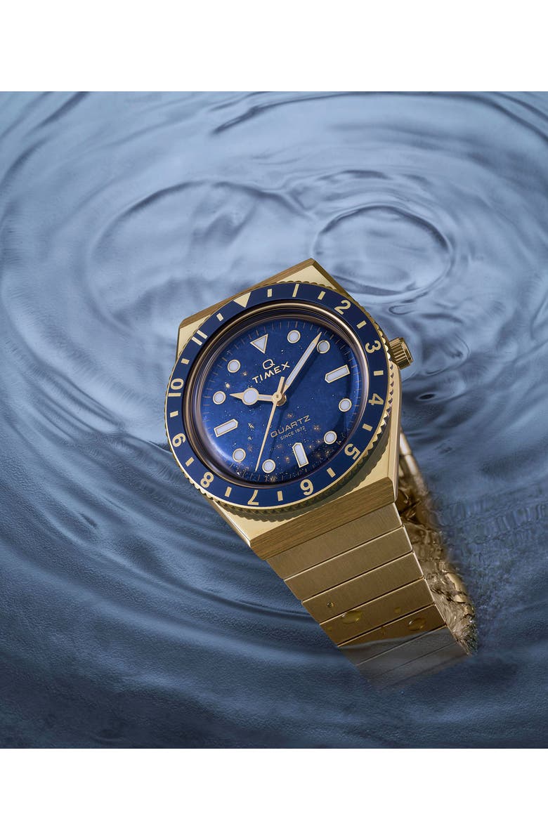 Timex<sup>®</sup> Q Timex Bracelet Watch, 36mm, Alternate, color, Gold-Tone