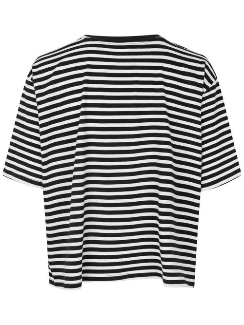 Masai Copenhagen Doreann Round Neck Short Sleeve T-shirt In Black