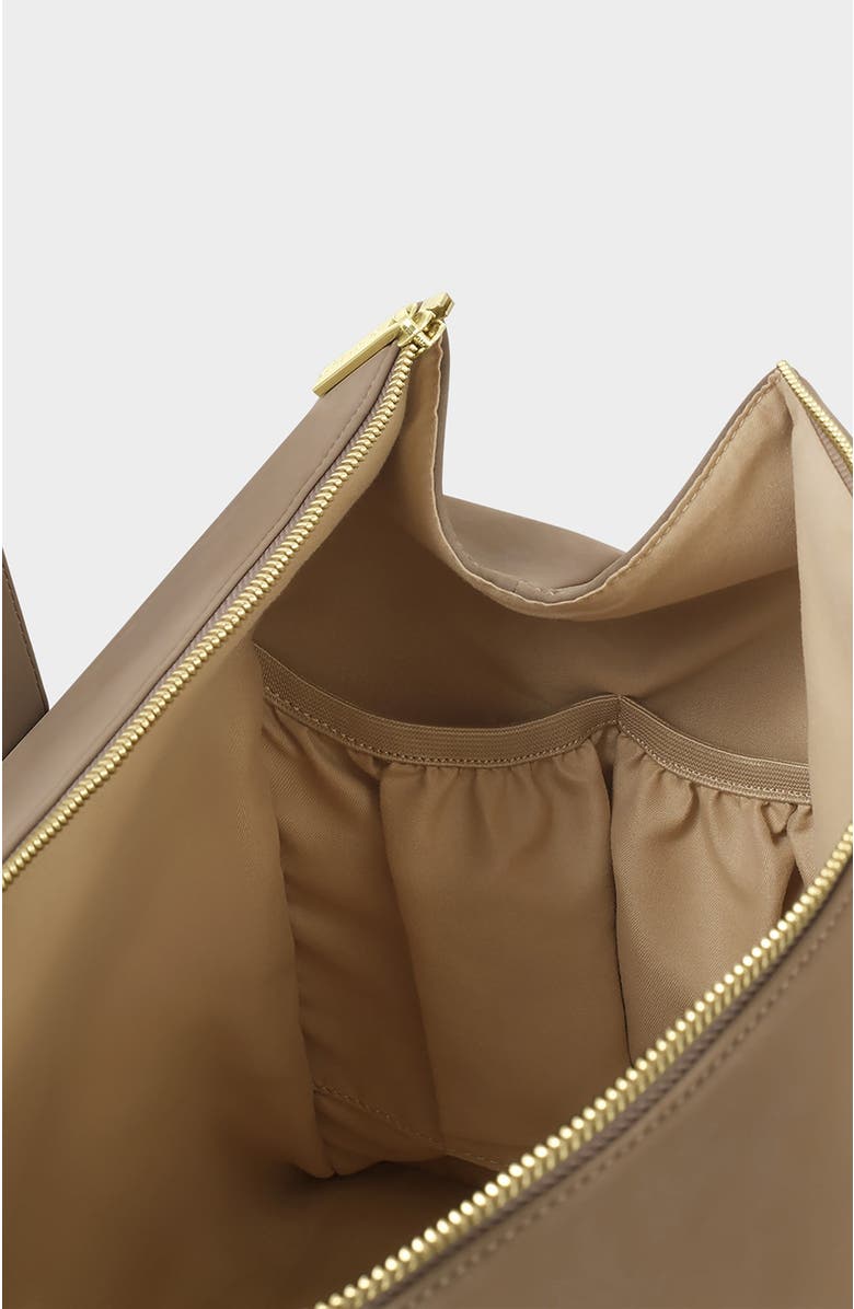 Katie Loxton Milan Suedette Cabin Bag, Alternate, color, Taupe