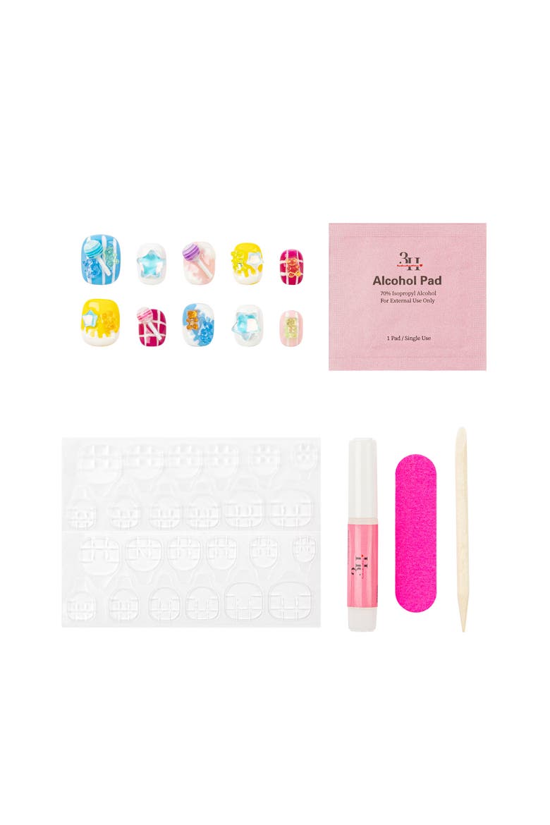 Candy Coat Luxury Handmade Press on Nails, Alternate, color, Candy Coat