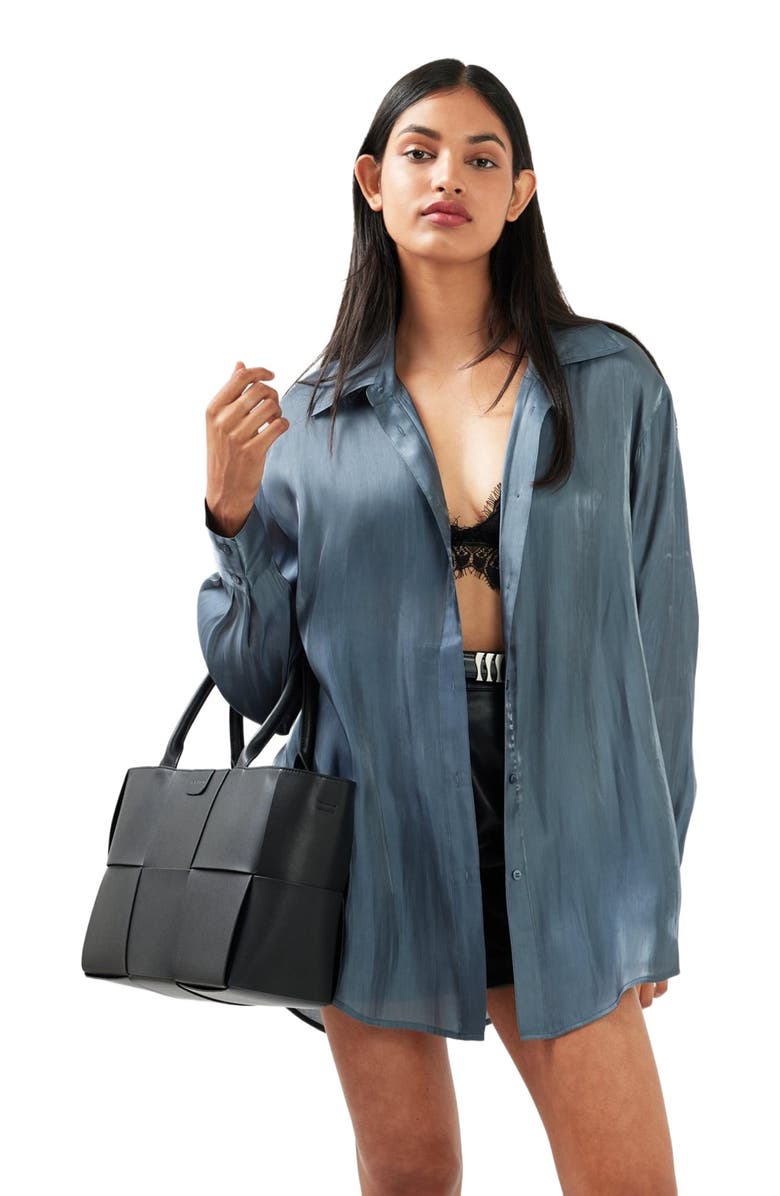 Belle & Bloom Back To You Iridescent Shirt, Alternate, color, Slate