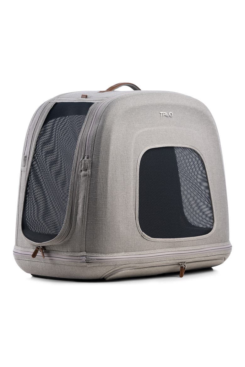 Crispin Pet Travel Crate, Main, color, GRAY