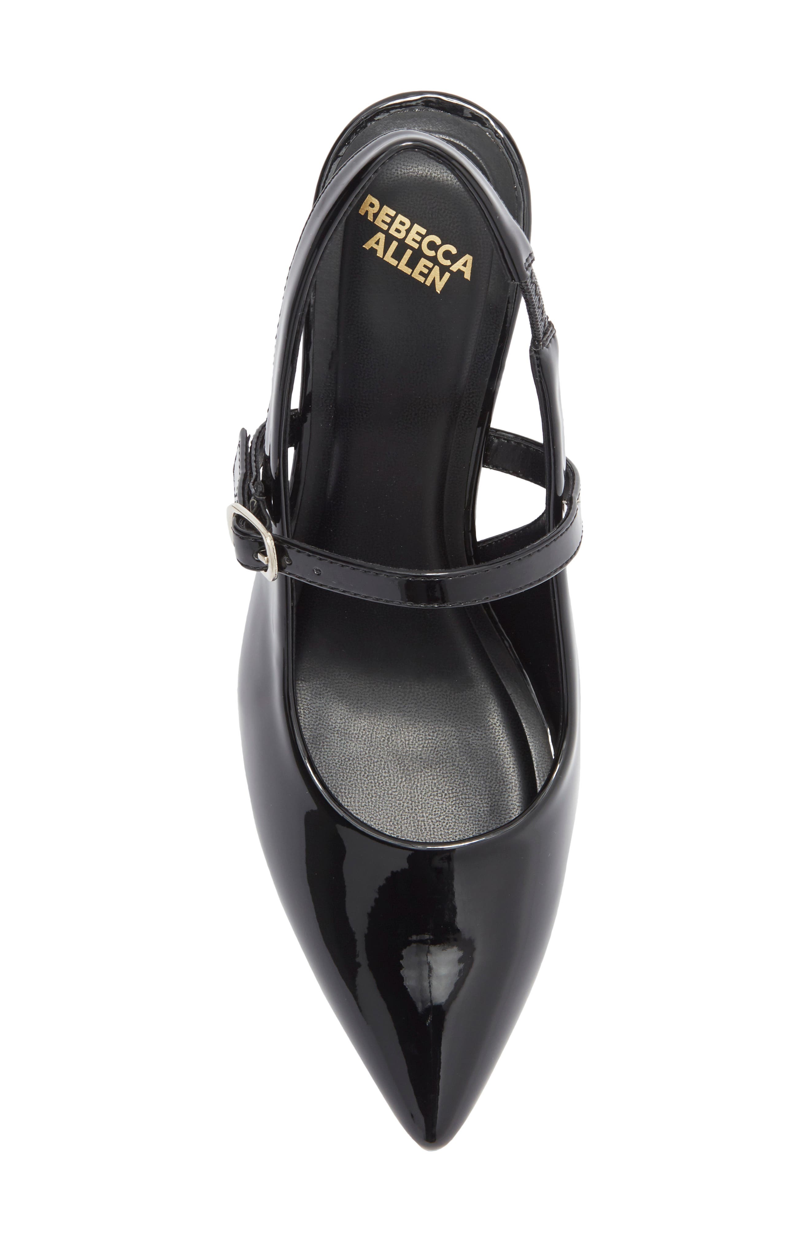 Rebecca Allen Bowie Slingback Pump, Alternate, color, Black
