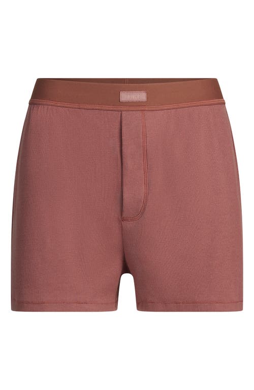 Skims Rib Stretch Cotton Loose Boxers