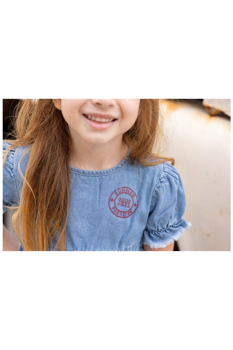 Denim Girl Set for Infant, Alternate, color, Blue