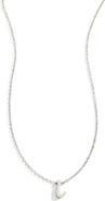 Mint & Lily Tiny Script Initial Necklace