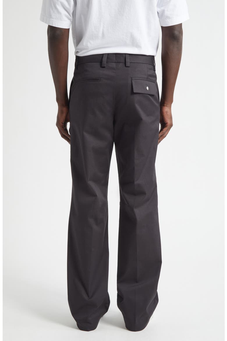 Alec Stretch Organic Cotton Gabardine Work Pants, Alternate, color, BLACK