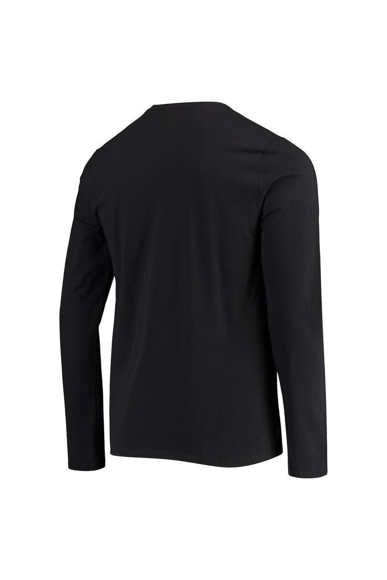Men's New Era Black Las Vegas Raiders Combine Authentic Static Abbreviation Long Sleeve T-Shirt, Alternate, color, Black