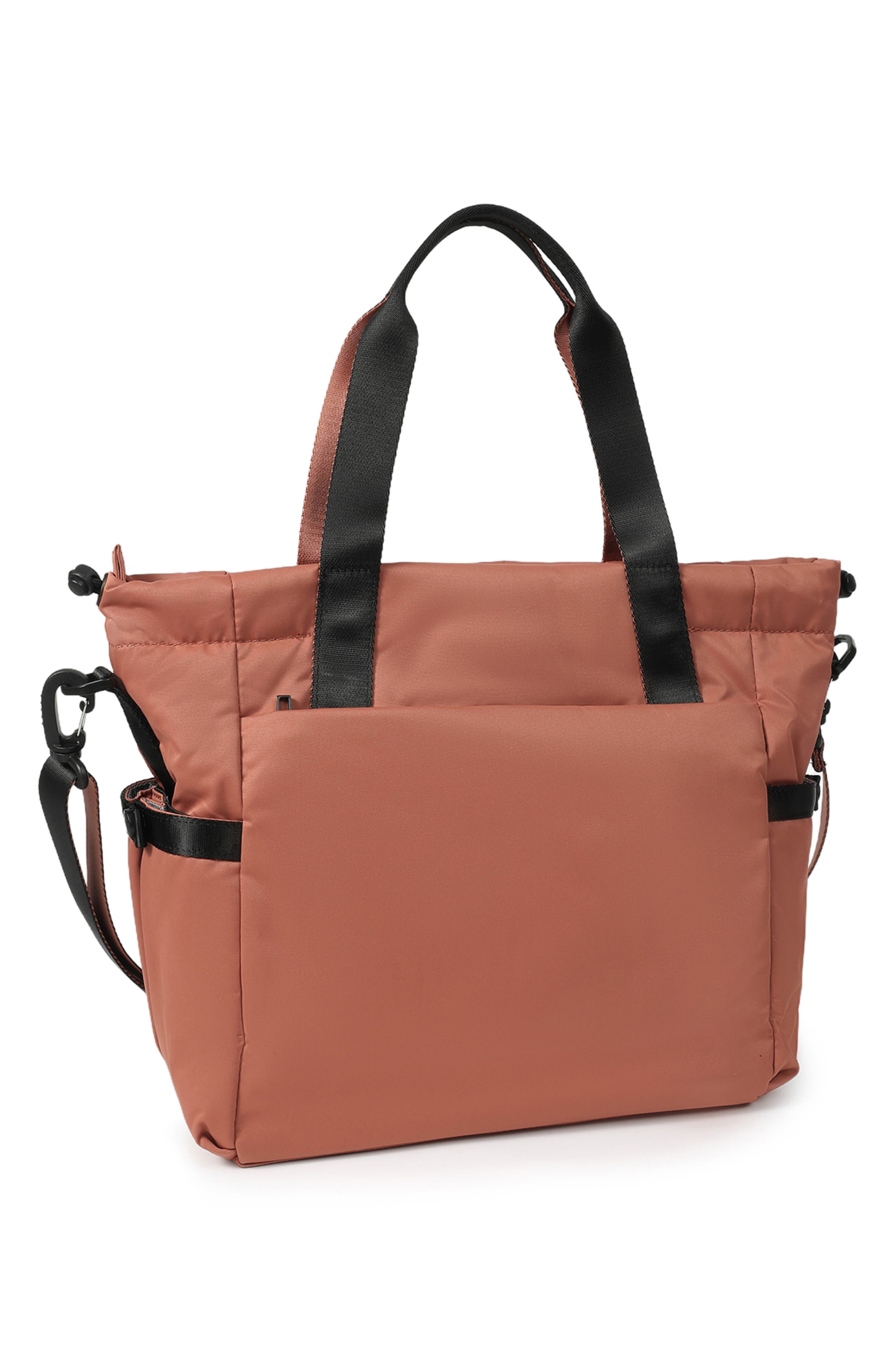 Galactic Water Repellent Tote Bag, Alternate, color, REDWOOD