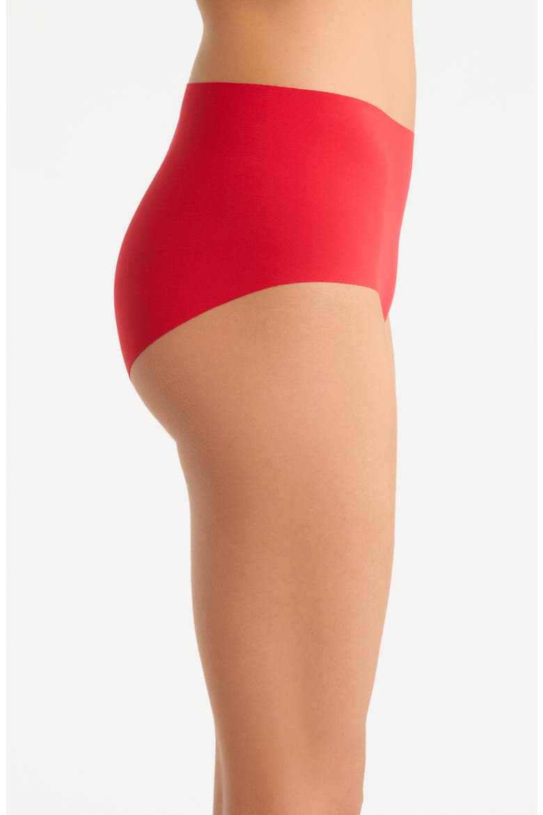 Invisible Edge Briefs, Alternate, color, RED SALSA