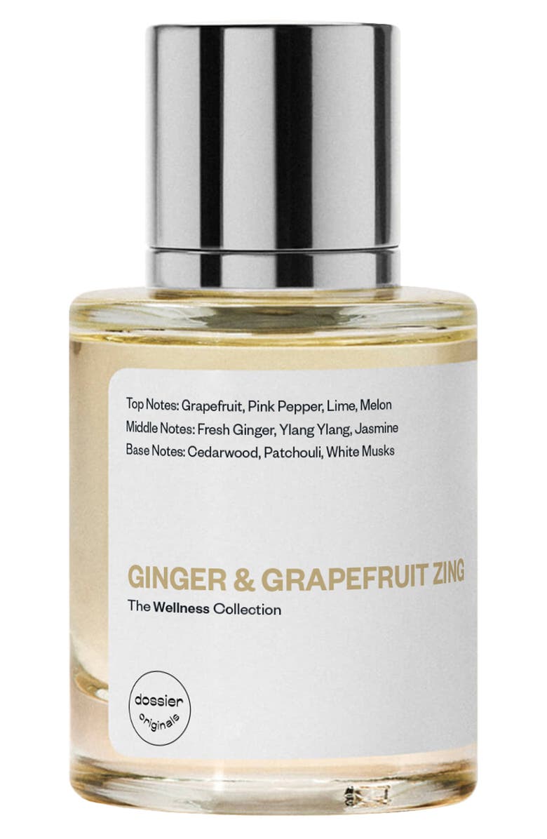 Dossier Ginger & Grapefruit Zing Eau de Parfum, Main, color, 