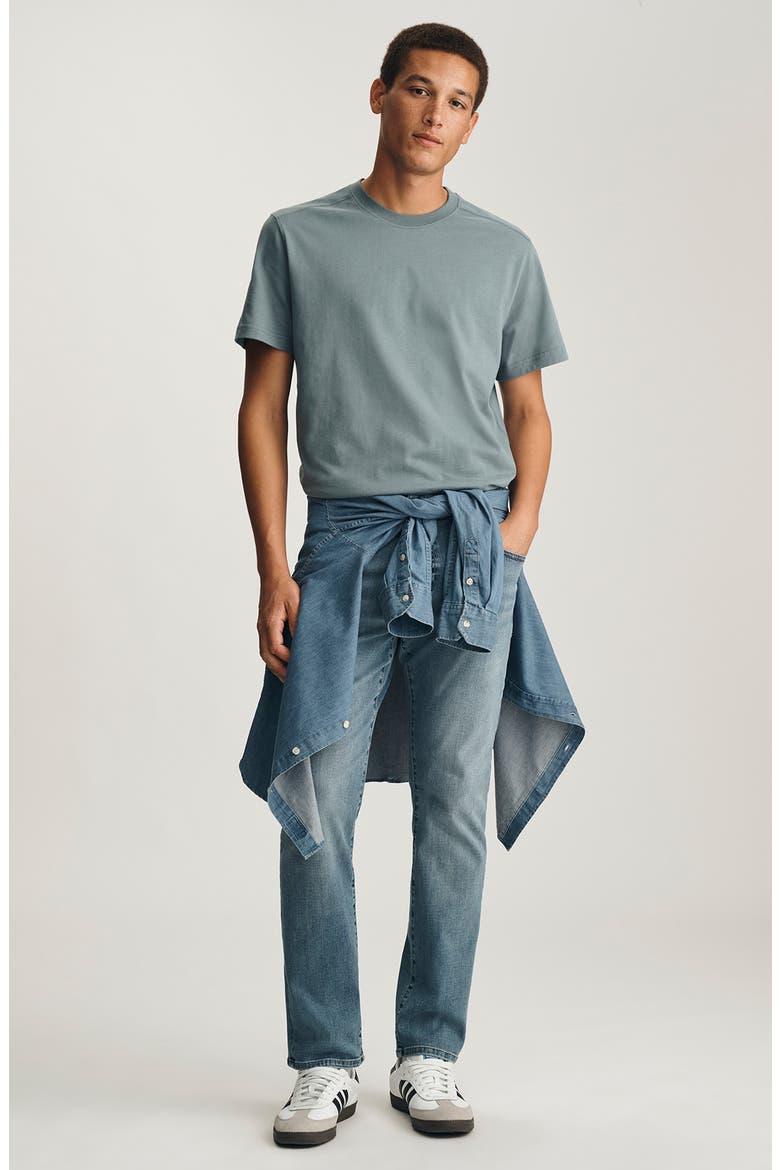 Classic Fit Cotton T-Shirt, Alternate, color, GOBLIN BLUE