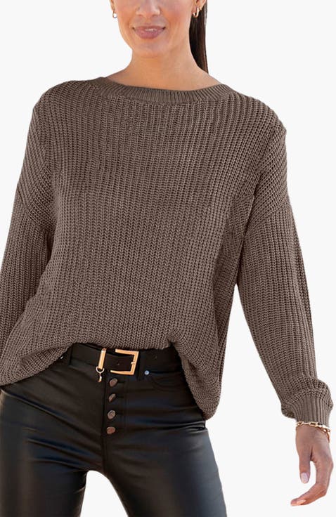 Knitted Long Sleeve Sweater