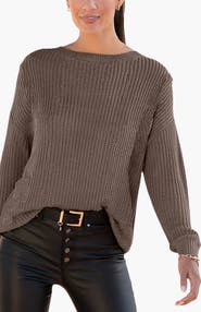 LASCANA Knitted Long Sleeve Sweater