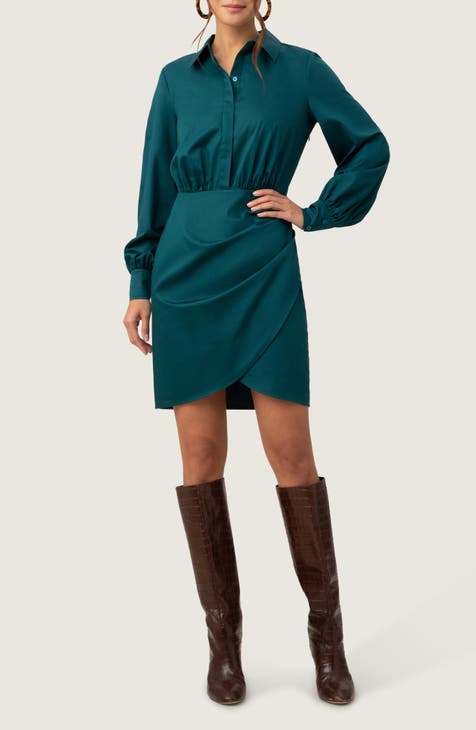 Kaye Long Sleeve Shirtdress