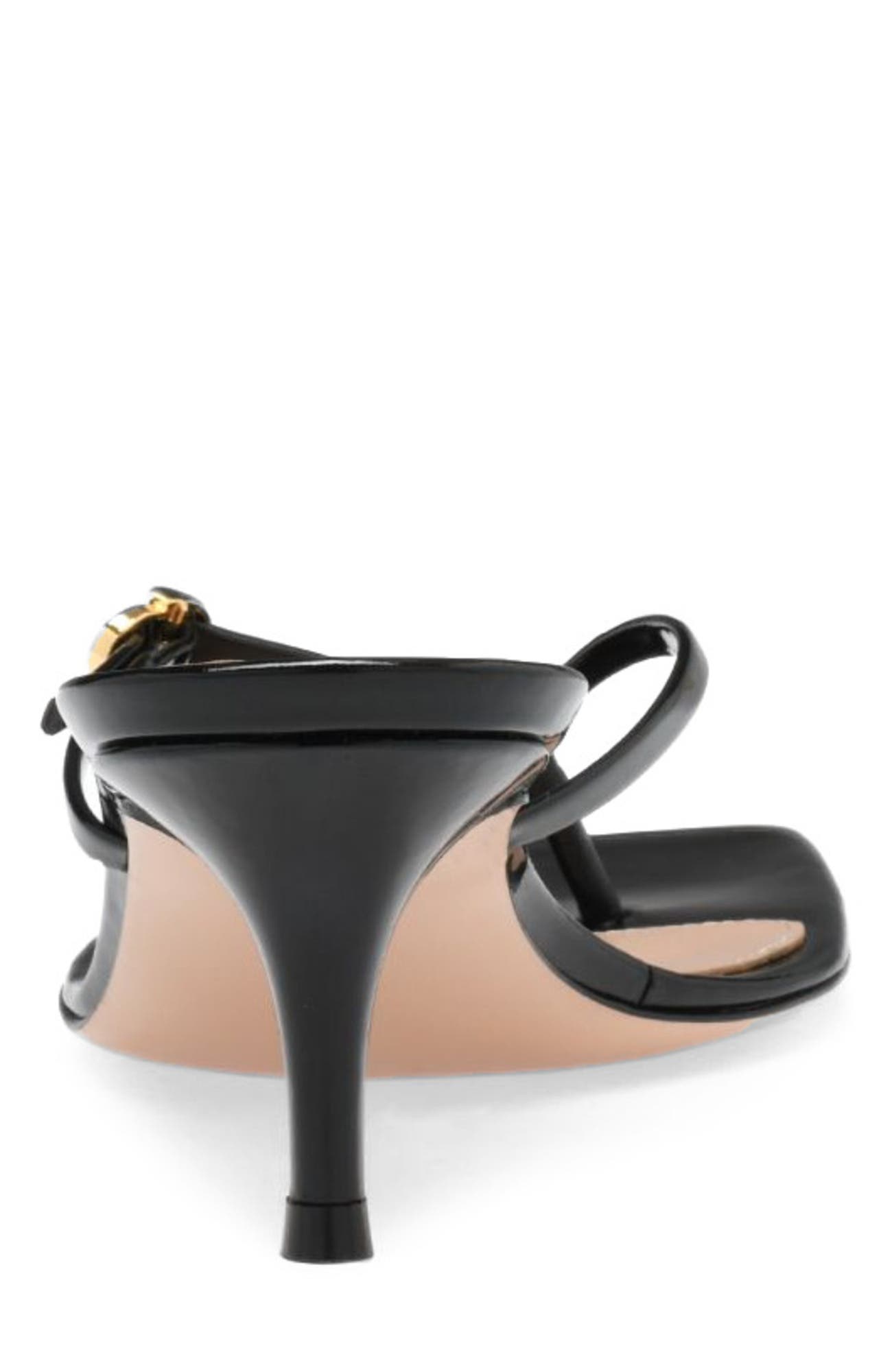 Gianvito Rossi Ribbon Thong 55 Sandals, Alternate, color, 
