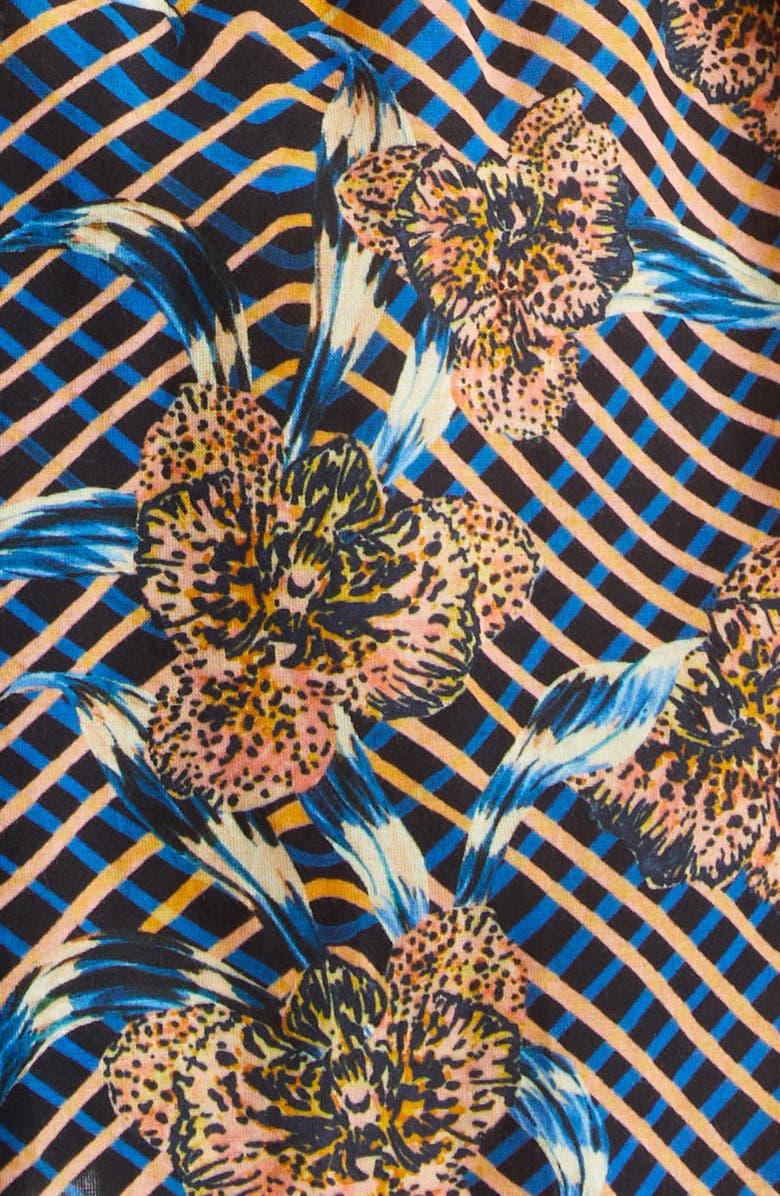 Ulla Johnson Alena Smocked Ruffle Tie Strap Romper, Alternate, color, 