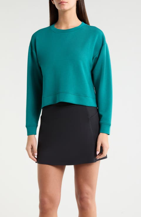 Sienna Crop Performance Sweatshirt