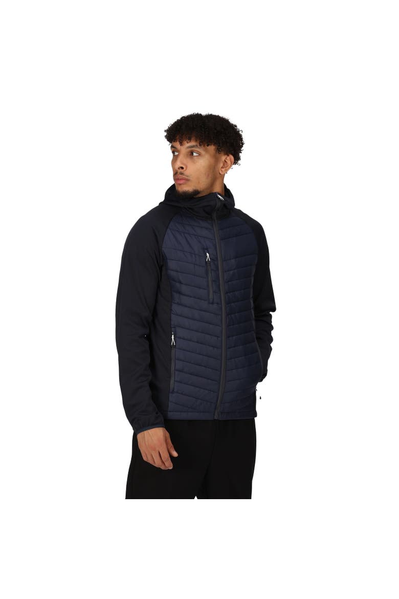 Navigate Quilted Hybrid Jacket, Alternate, color, Navy and Seal Grey