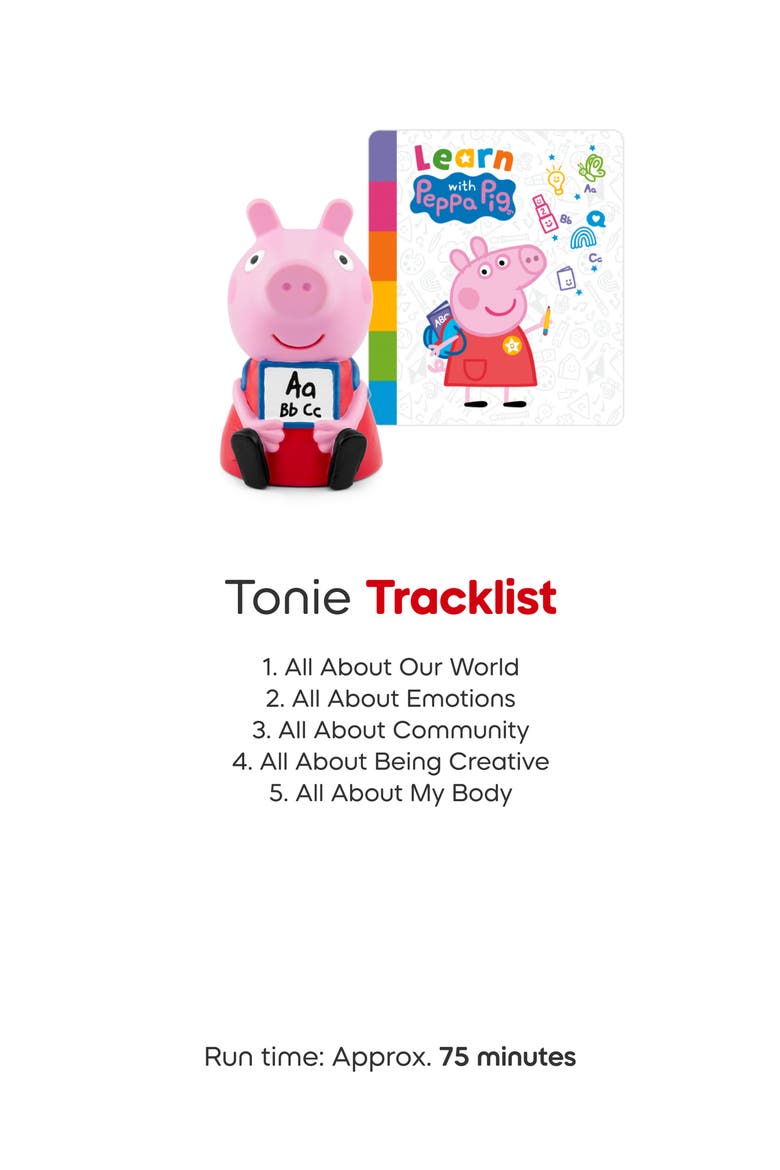 Peppa Pig 2-Pack Tonie Audio Character Bundle, Alternate, color, MULTICOLOR