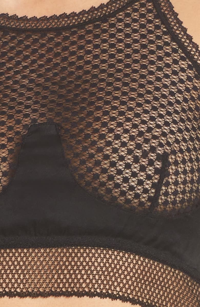 ELSE Bella Underwire High Neck Racerback Bra, Alternate, color,