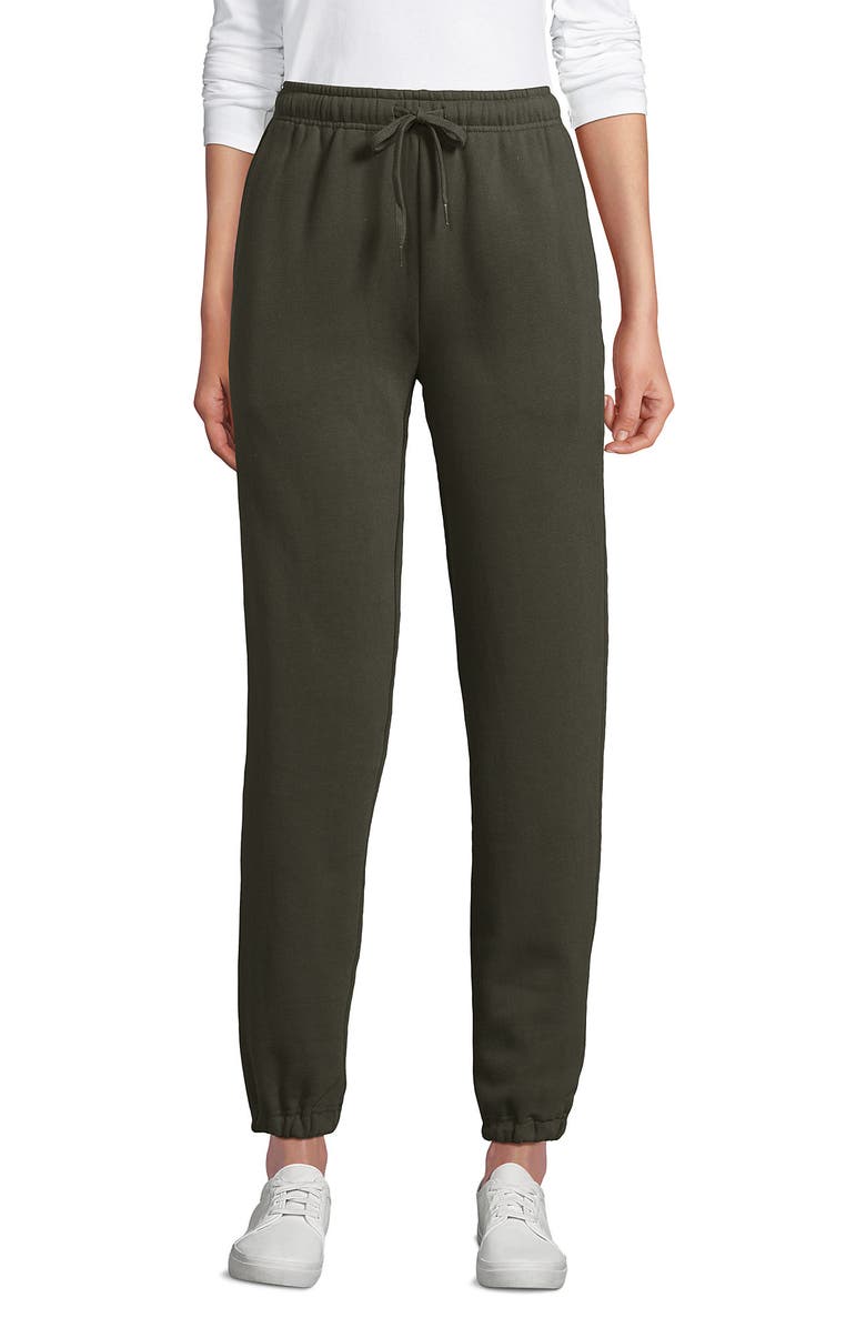 Lands' End Serious Sweats High Rise Jogger Pants, Main, color,