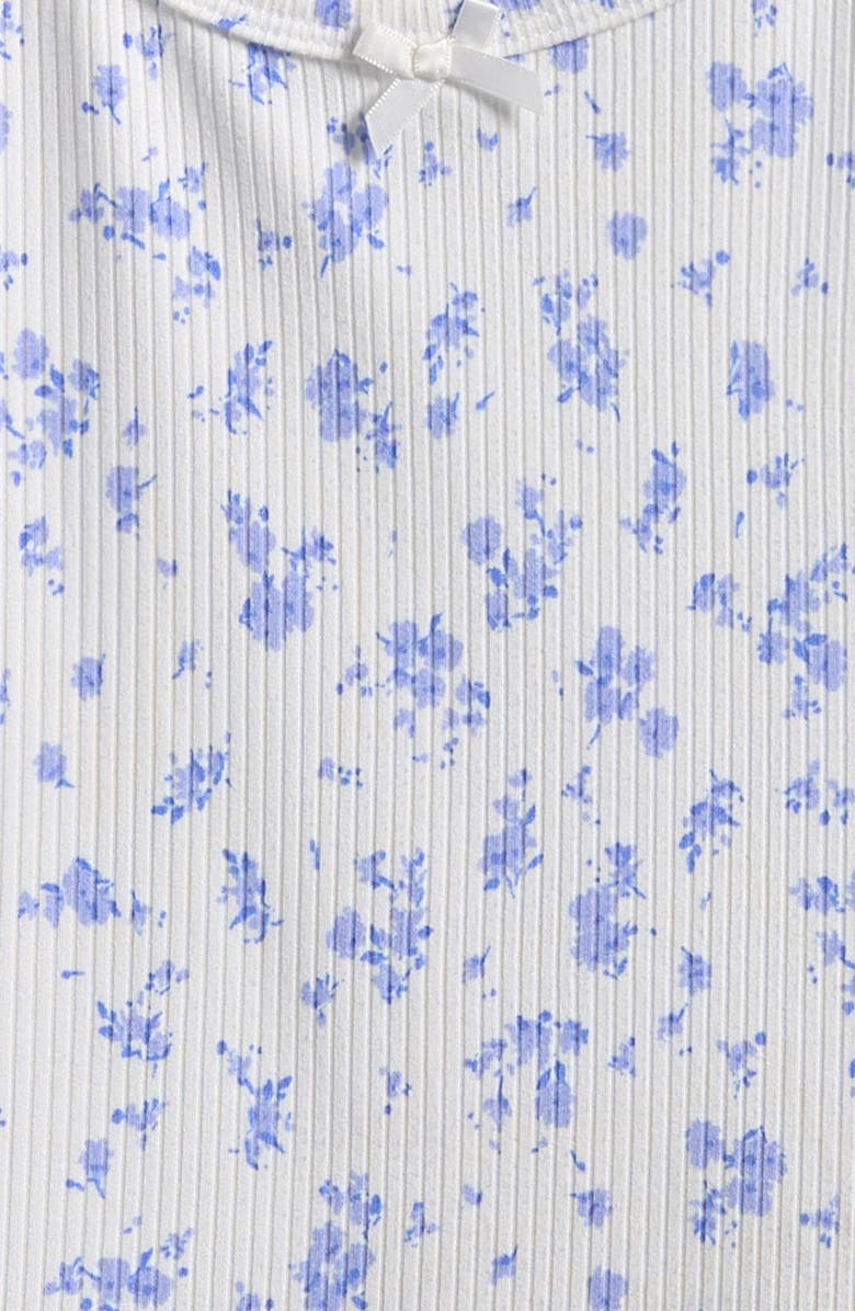 Ava & Yelly Kids' Short Sleeve Top & Wide Leg Pants Set, Alternate, color, Blue