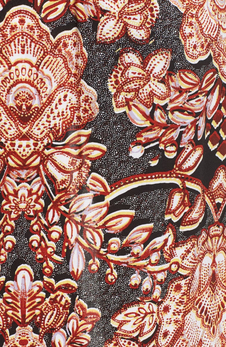 Love, Fire Surplice Maxi Romper, Alternate, color, 