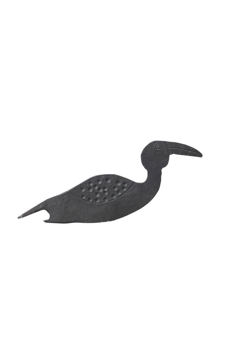 Storied Home Metal Bird Shaped Bottle Opener, Main, color, Black