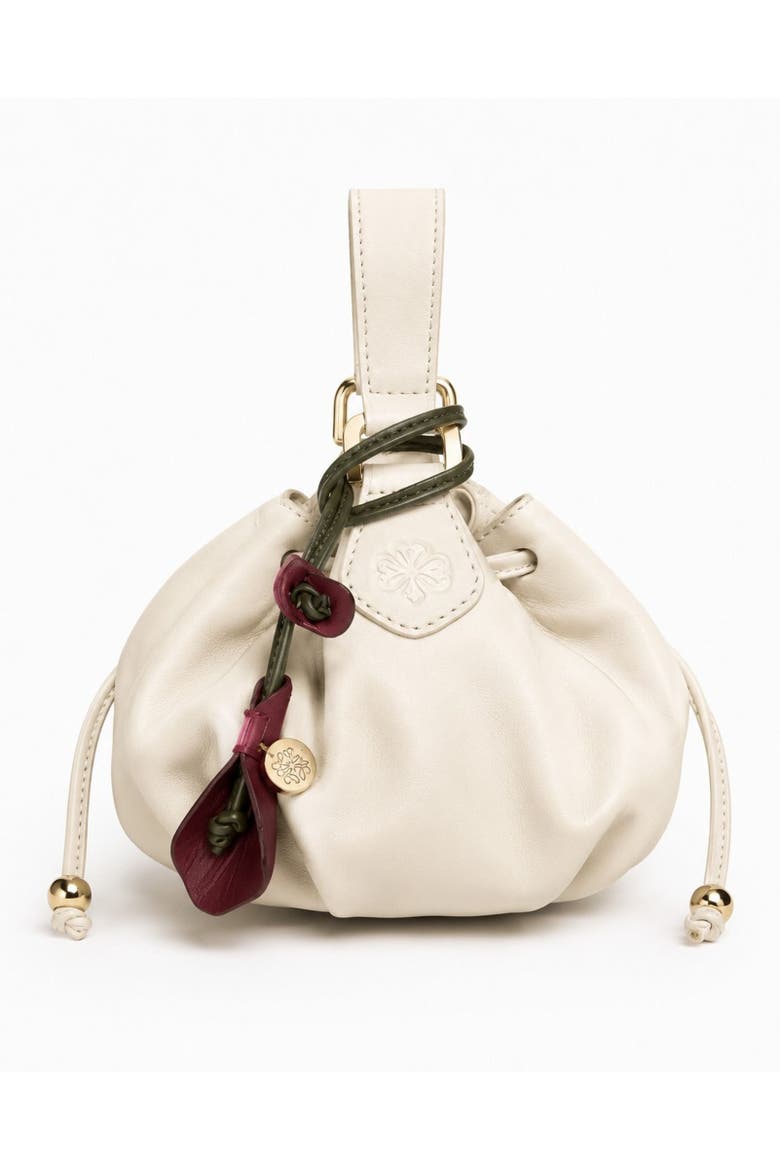 Grace Leather Bag Charm, Alternate, color, Cognac