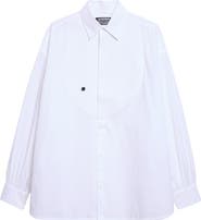 Jacquemus La Chemise Poisson Stretch Cotton Poplin Shirt
