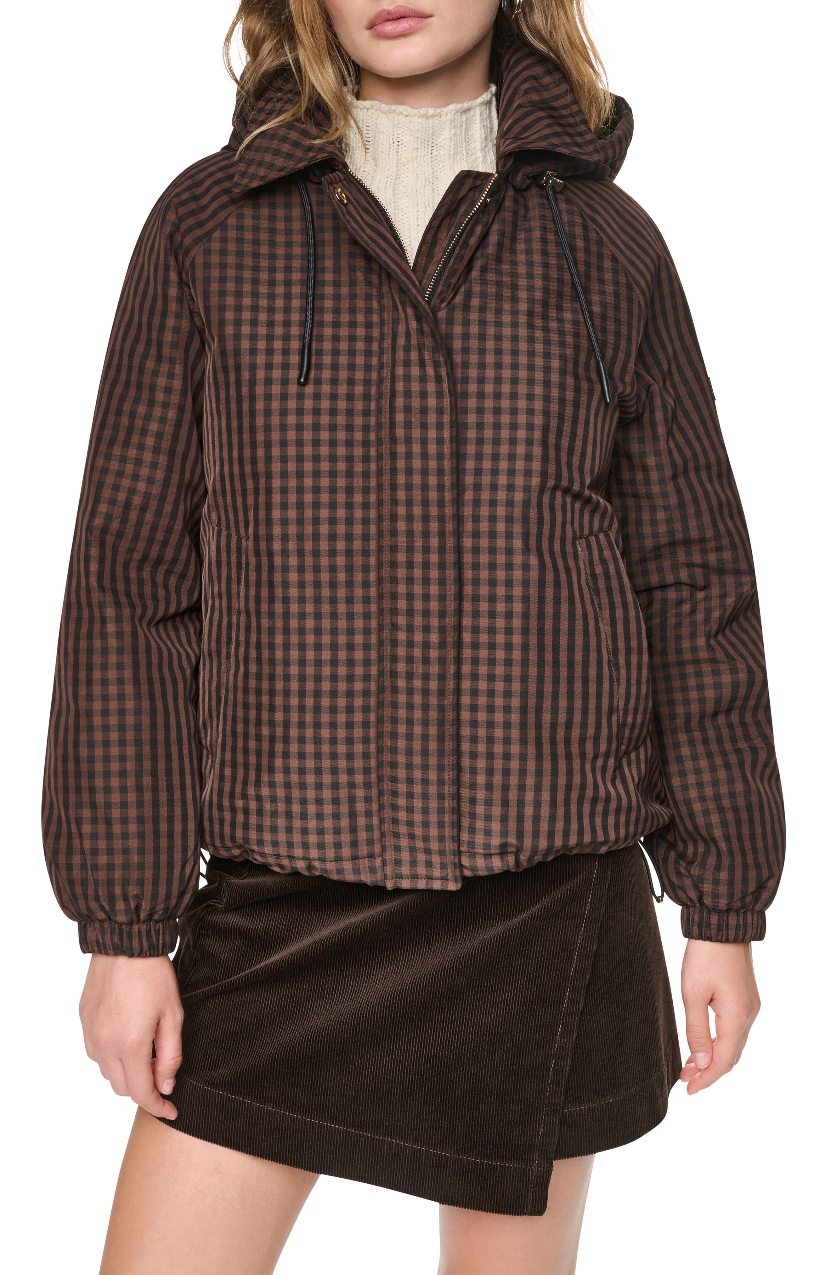 Hooded Short Padded Jacket