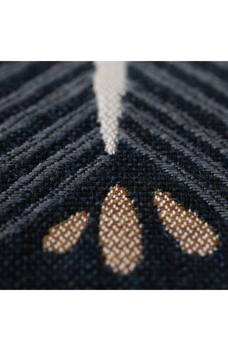 Elaine Smith Direction Indigo Indoor & Outdoor Woven Accent Pillow, Alternate, color, Indigo