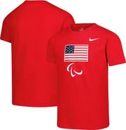 Nike Youth Nike Red U.S. Paralympics Core T-Shirt