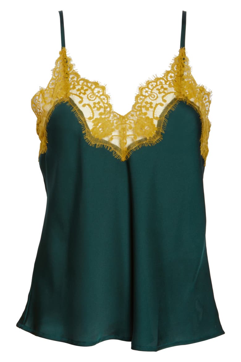 x Atlantic-Pacific Satin Camisole, Alternate, color, GREEN PARK