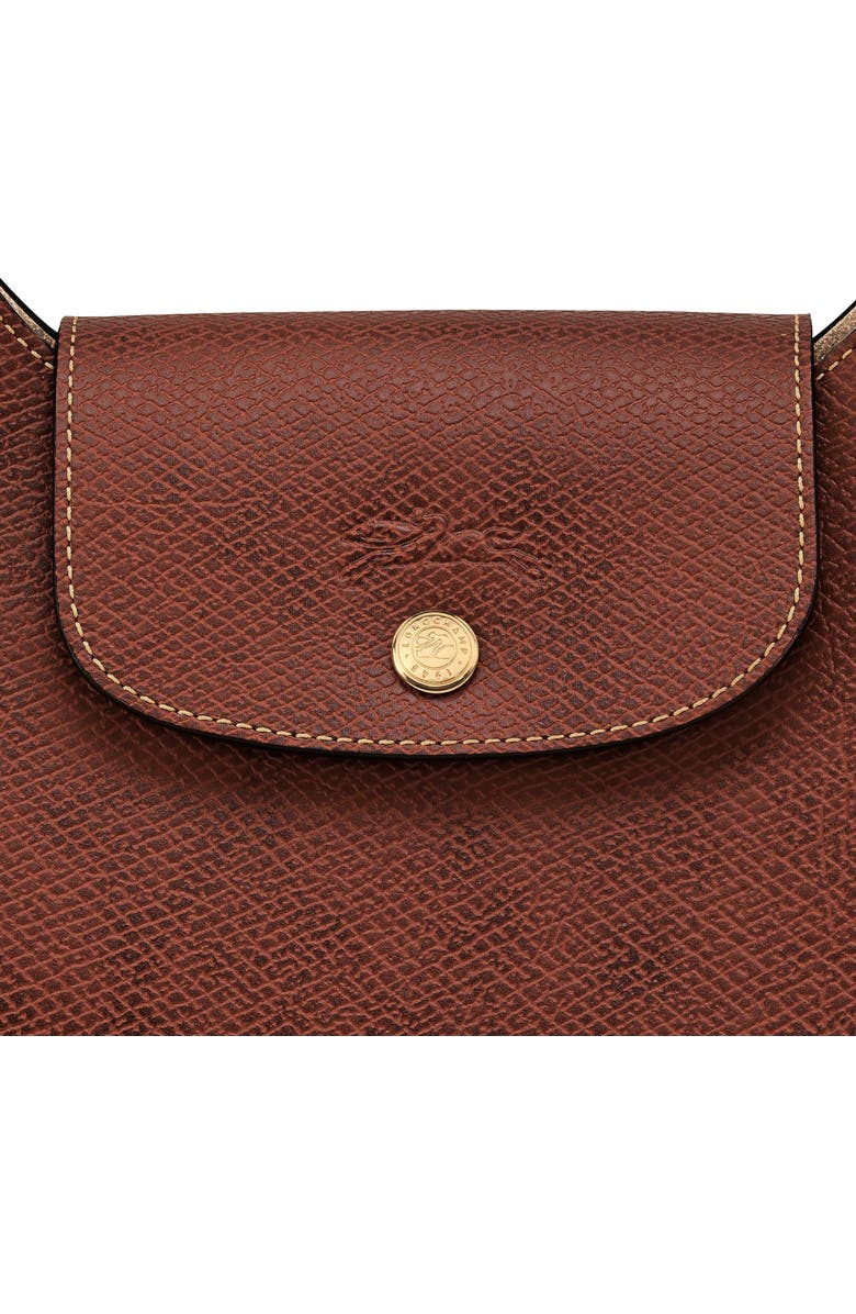 Longchamp Épure Leather Shoulder Tote, Alternate, color, Brown