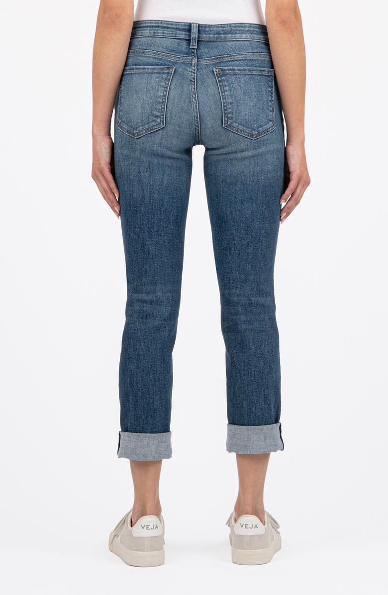 KUT from the Kloth Catherine Cuffed Boyfriend Jeans, Alternate, color, Giving