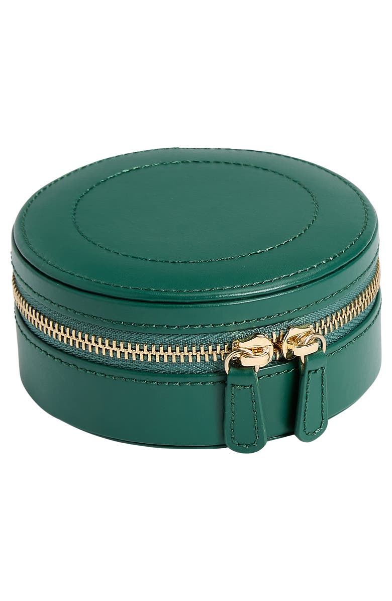 WOLF Sophia Round Zip Case, Alternate, color, Forest Green
