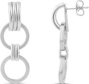 SHYMI Round Link Drop Earrings