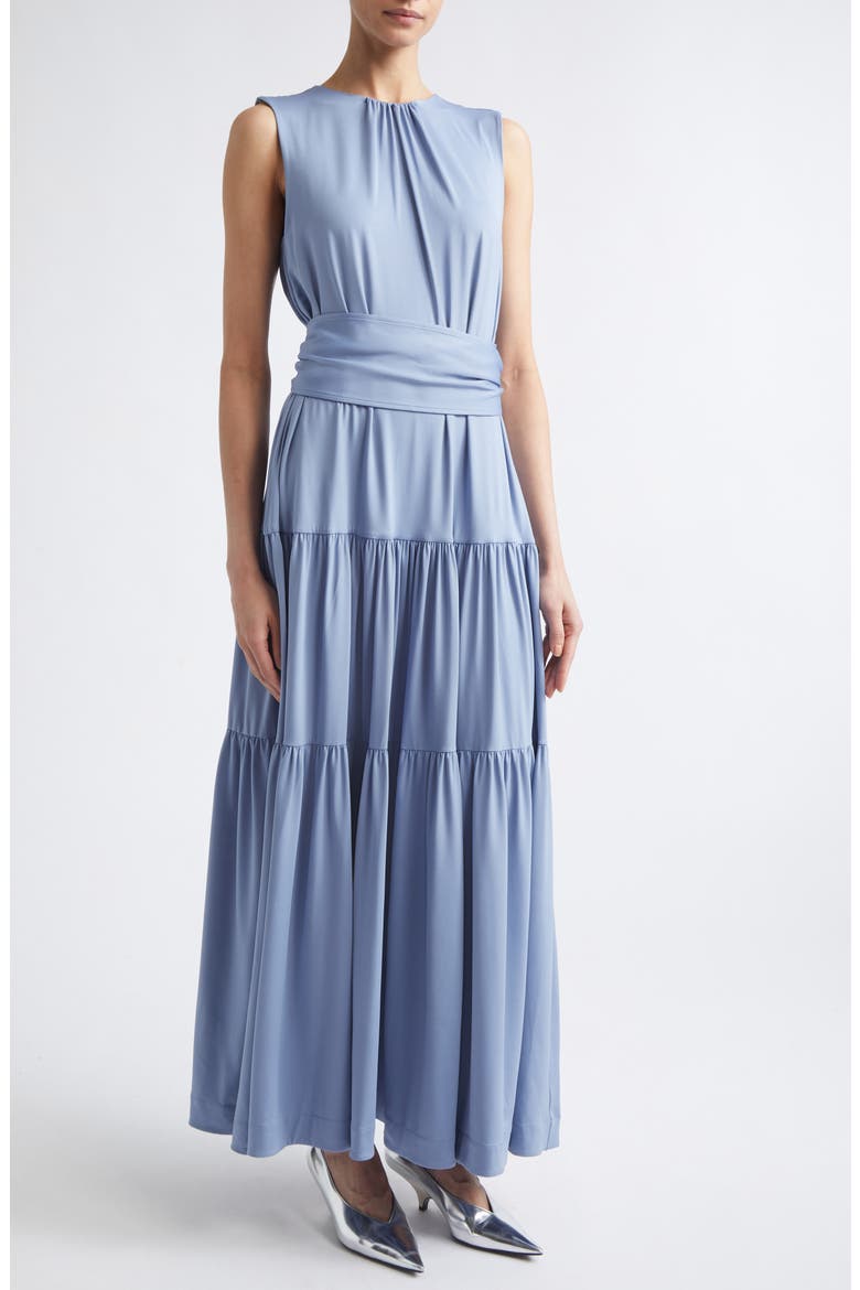 Liza Stretch Jersey Maxi Dress, Alternate, color, AMSONIA
