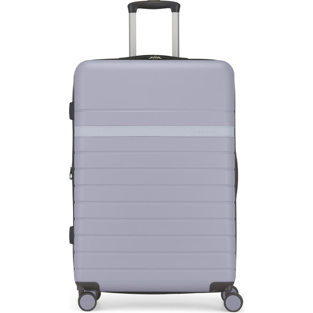 Bugatti Lisbon Hardside Check-in Large Luggage With Expansion In Lilac