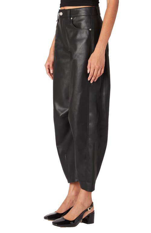 BLANKNYC BLANKNYC BARREL LEG FAUX LEATHER PANTS 
