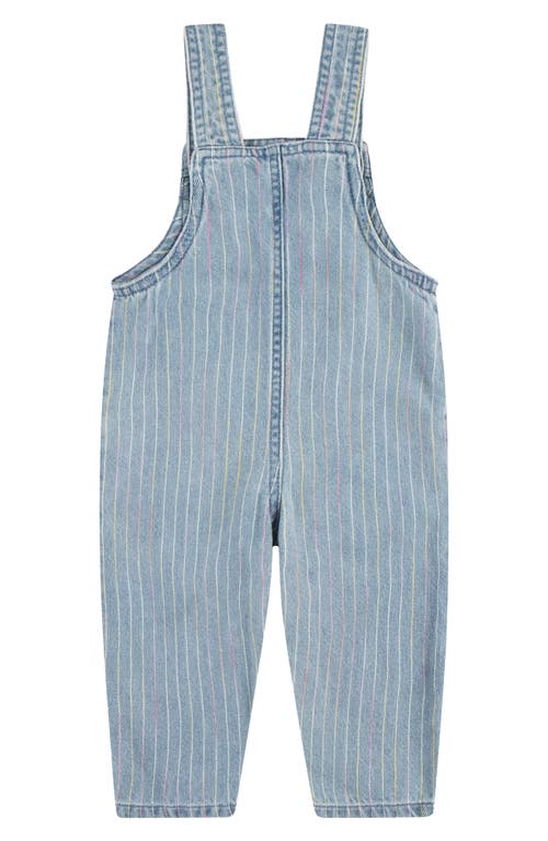 LEVI'S LEVI'S RAINBOW STRIPE DENIM OVERALLS 