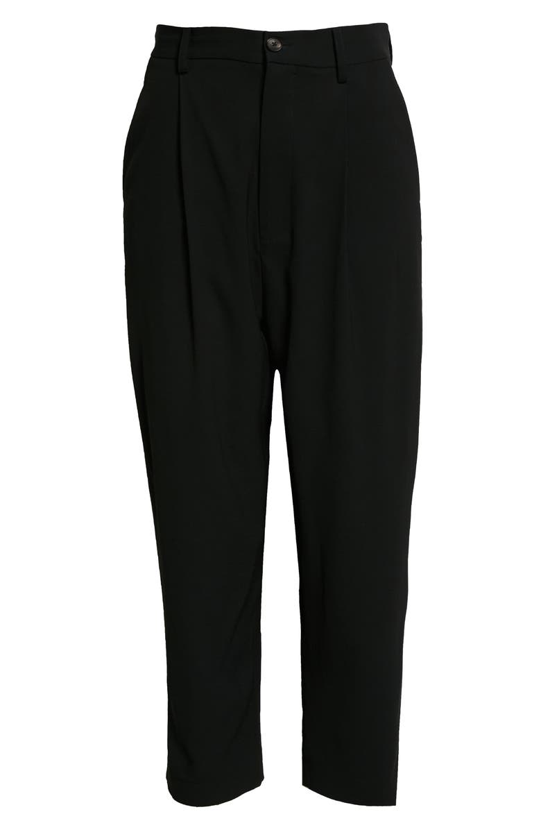 CO Pleated Crop Trousers, Alternate, color, 