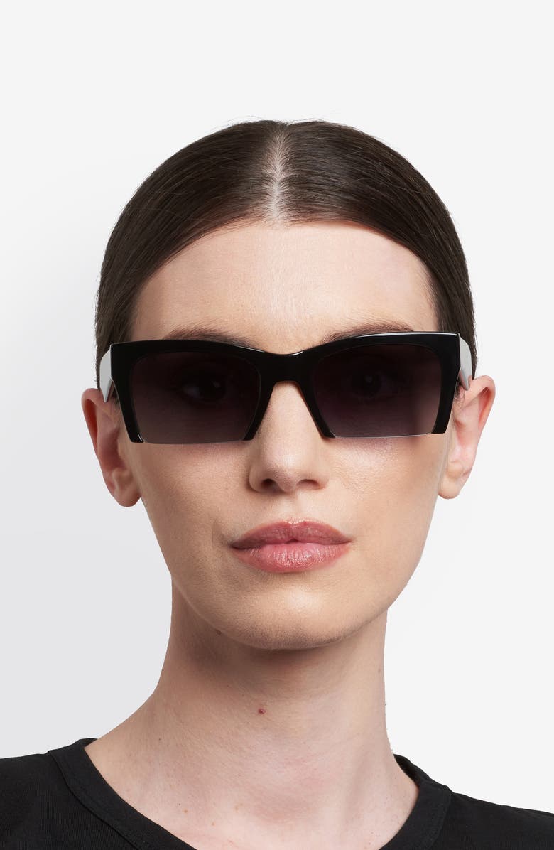 Moschino 53mm Square Sunglasses, Alternate, color,