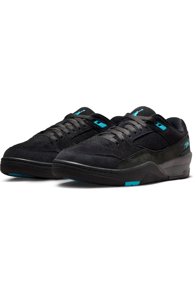 Jordan Flight Court Sneaker, Main, color, Black/ Gamma Blue